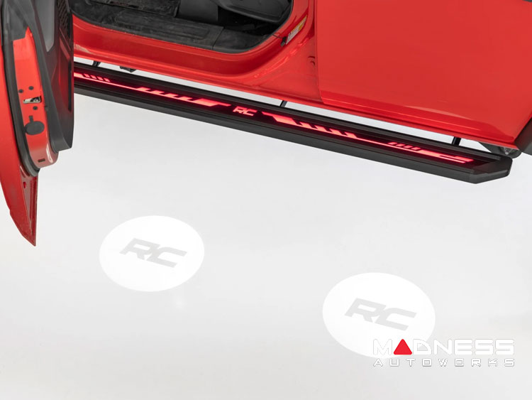 Ford Bronco Side Steps - Multi-Color LED Running Boards - 4 Door - Rough Country 